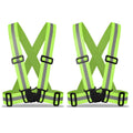 Youth Safety Reflective Vest Duo | High Visibility Neon Yellow