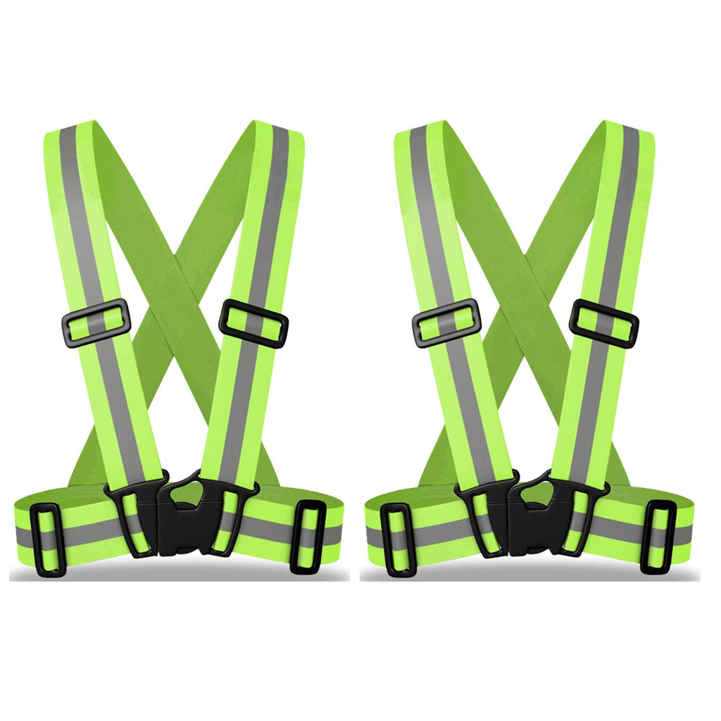 Youth Safety Reflective Vest Duo | High Visibility Neon Yellow